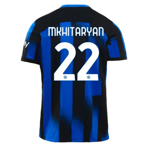 Dres Inter Milan Henrikh Mkhitaryan #22 Domaci 2023-24 Kratak Rukav
